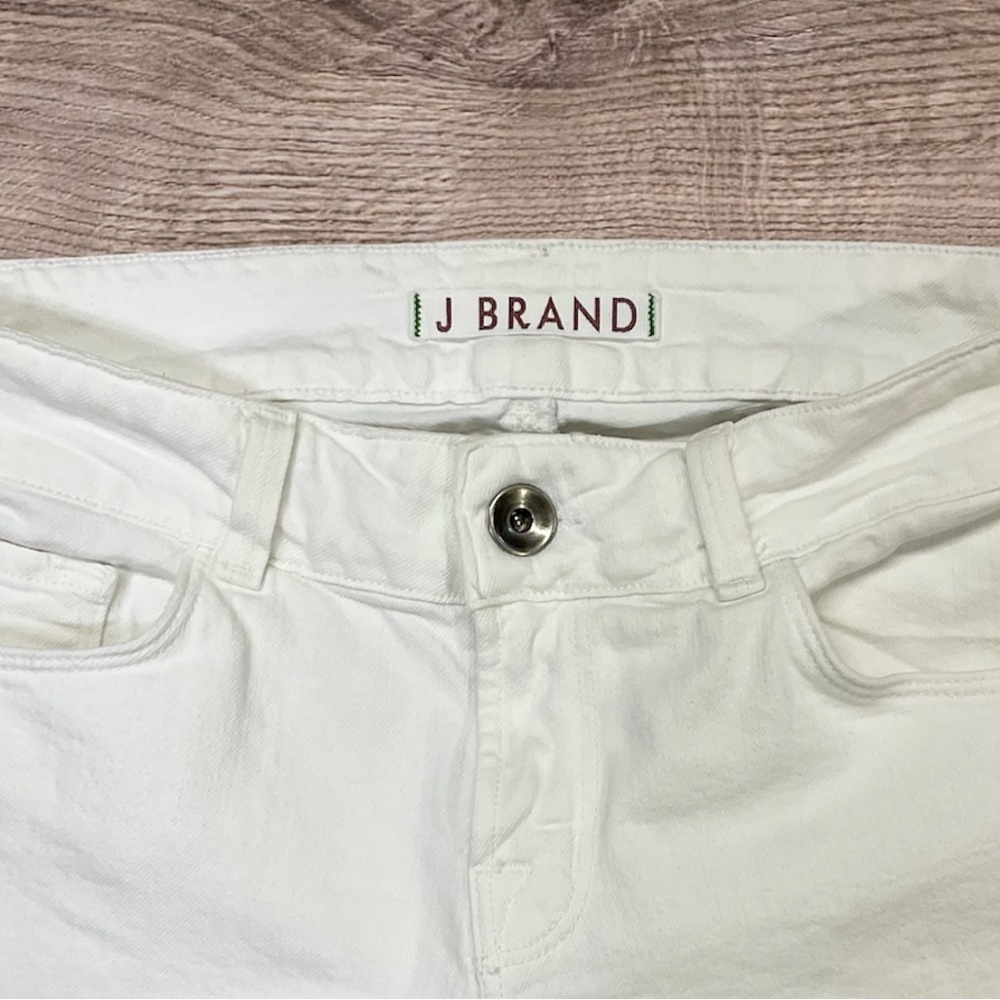 J Brand Love Story White Flared Jeans Sz 27 - Picture 5 of 8